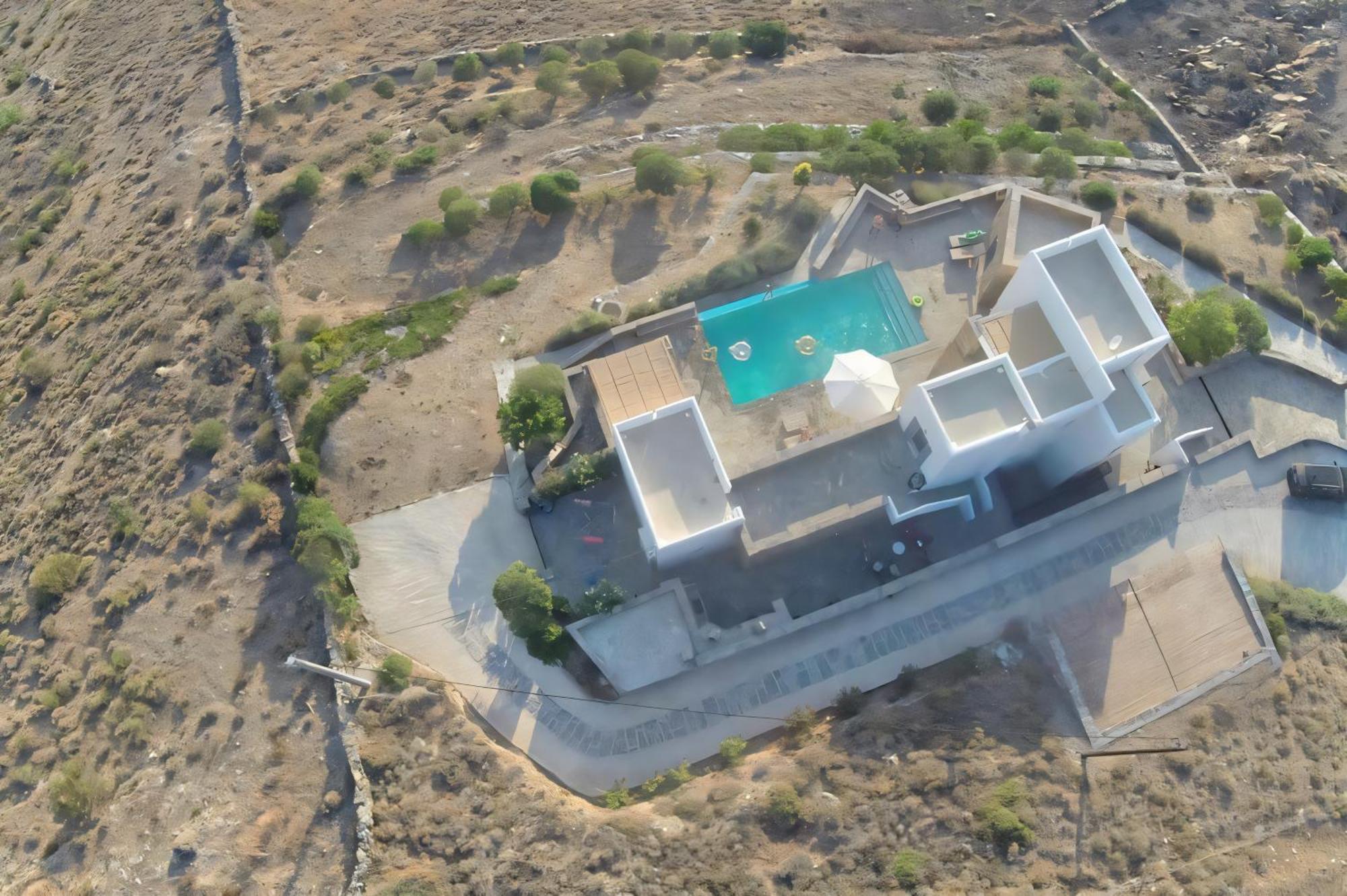 Luxury Cycladic Villa-Enjoy Infinity Pool Sunsets Koundouros المظهر الخارجي الصورة