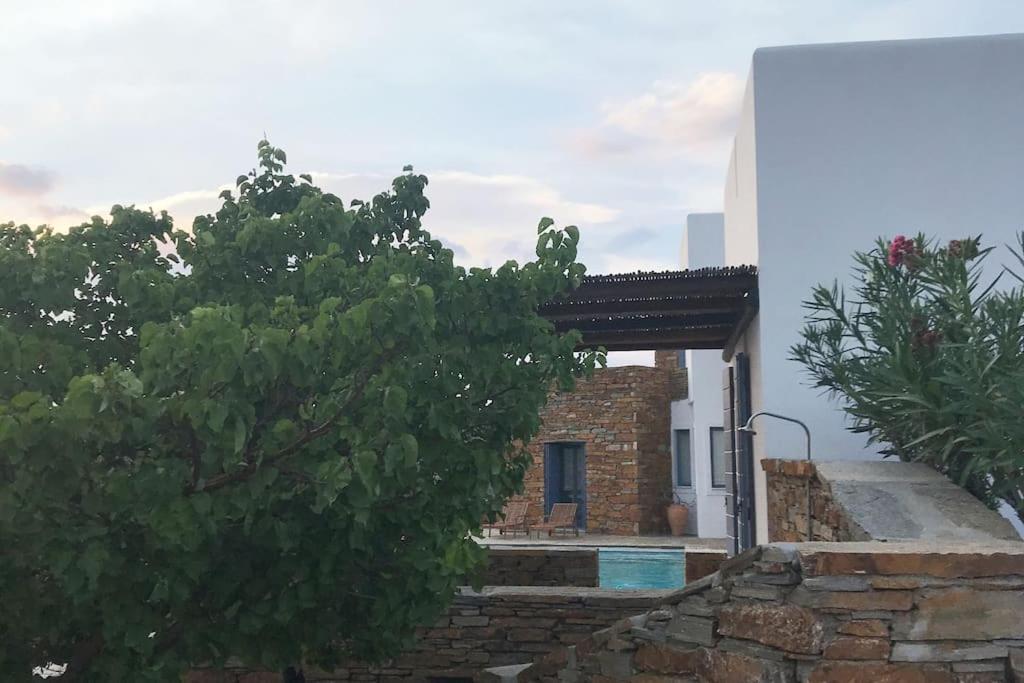 Luxury Cycladic Villa-Enjoy Infinity Pool Sunsets Koundouros المظهر الخارجي الصورة
