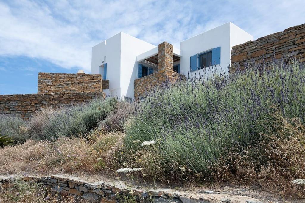 Luxury Cycladic Villa-Enjoy Infinity Pool Sunsets Koundouros المظهر الخارجي الصورة