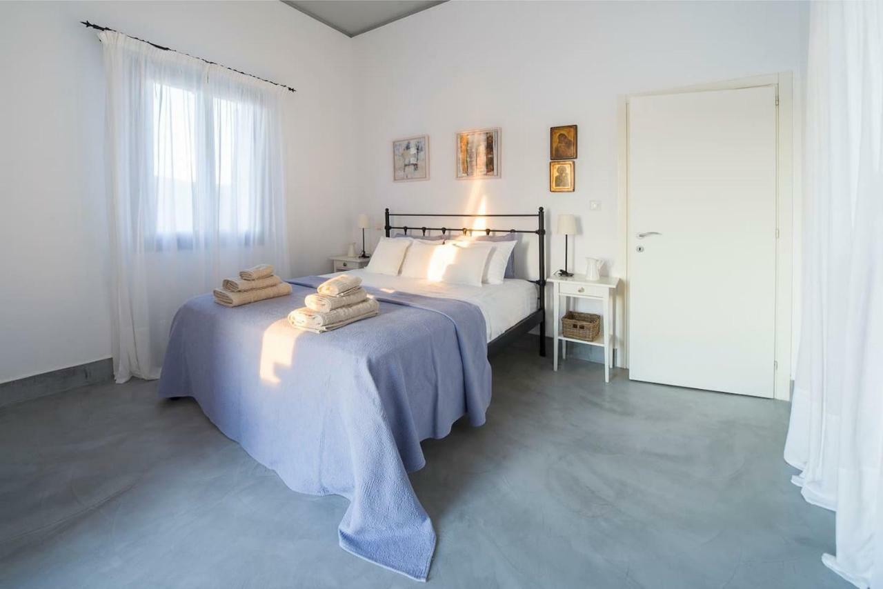 Luxury Cycladic Villa-Enjoy Infinity Pool Sunsets Koundouros المظهر الخارجي الصورة